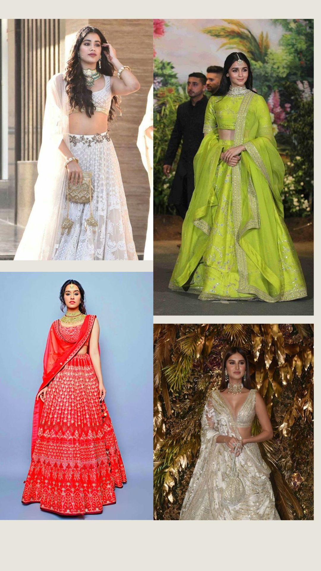बॉलीवुड एक्ट्रेस लेहंगा लुक्स - Bollywood Actress Lehenga Looks