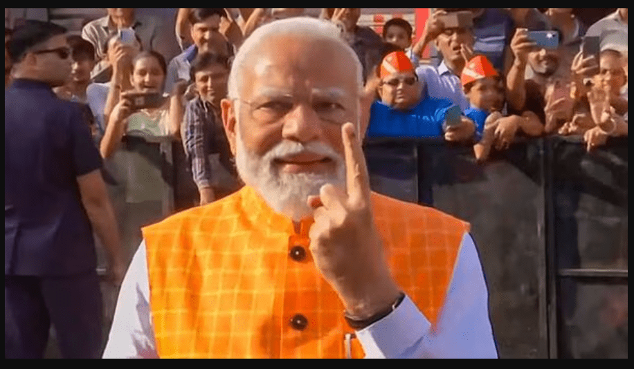 Lok Sabha Election 2024: पीएम मोदी ने अहमदाबाद में डाला वोट