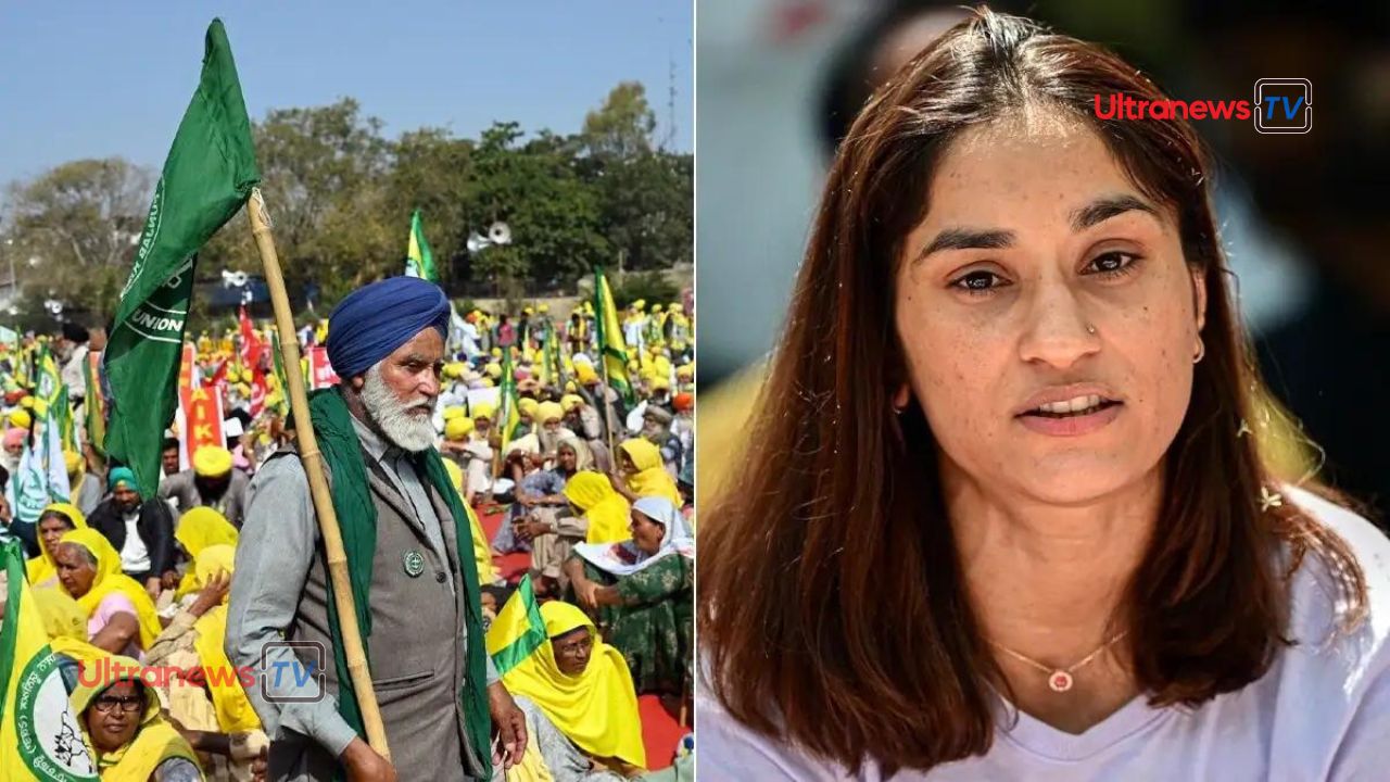 विनेश फोगाट हुईं किसान आंदोलन में शामिल - Vinesh Phogat joins farmers movement