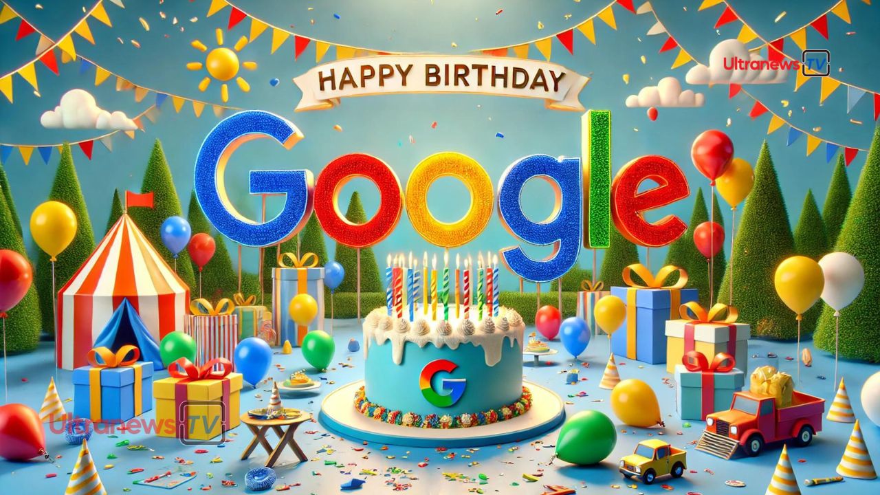 गूगल का हैप्पी बर्थडे - Happy Birthday Google.