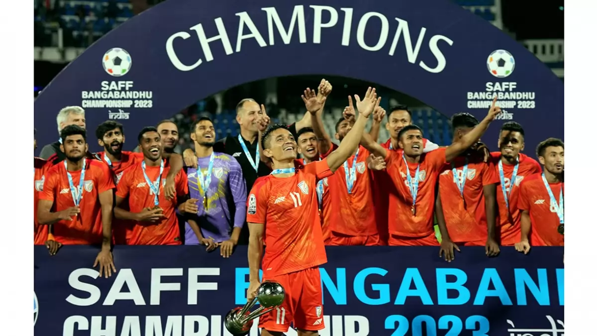 9वीं बार भारत बना विजेता : SAFF Championship 2023