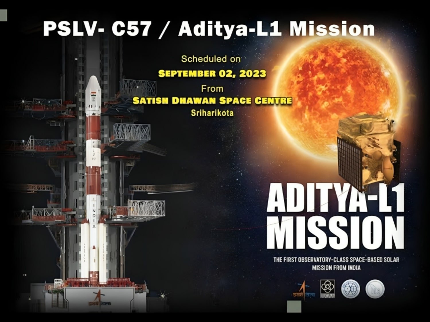 आज सूरज पर पहुंचेगा इसरो, आदित्य एल1 मिशन (Aditya L1 Mission; ISRO)