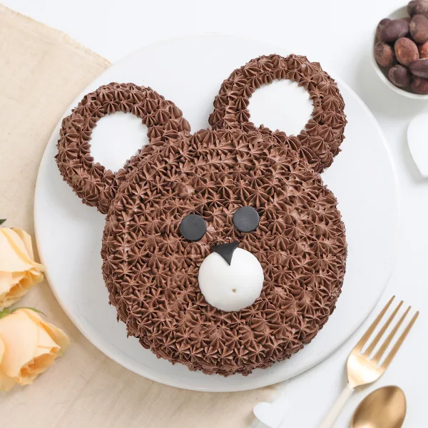 Beary Delight Semi Fondant Cake