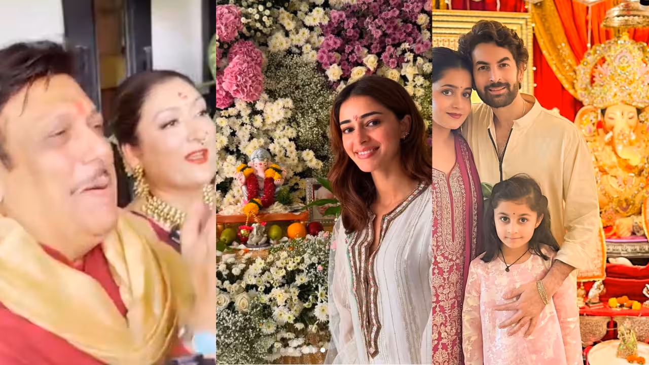 Ganesh Chaturthi 2025: Govinda to Panday Family celebrating Ganesh Chaturthi