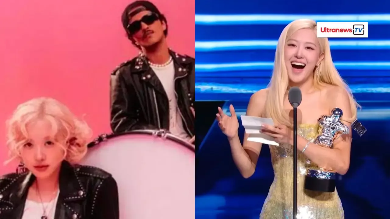 Rose becomes first Kpop Idol to win SOTY at MTV VMAs with APT.