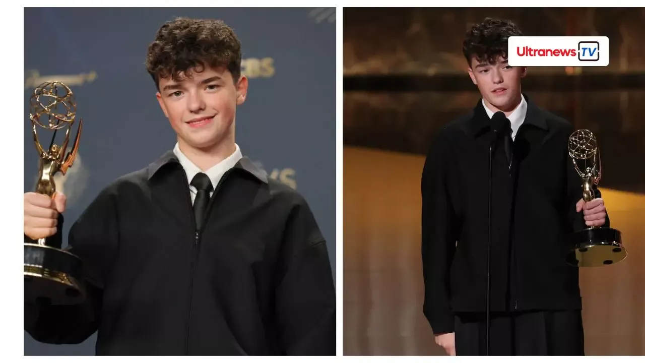 Adolescence actor Owen Cooper becomes the youngest recipient of Emmy award