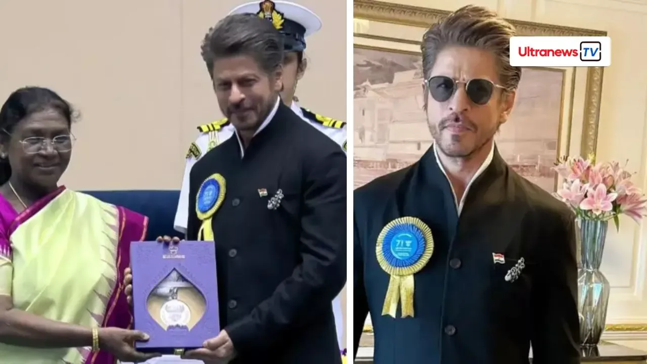 Shah Rukh Khan receives Best National Actor Award for the film Jawan