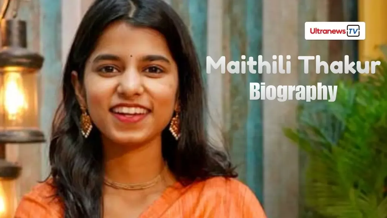 Indian folk singer and a budding politician: Maithili Thakur Biography
