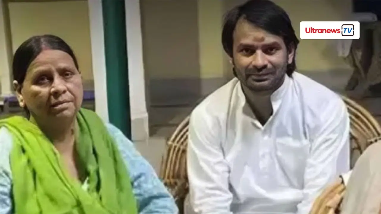 Rabri Devi and her son Tej Pratap Yadav, asked to vacate their government bungalow
