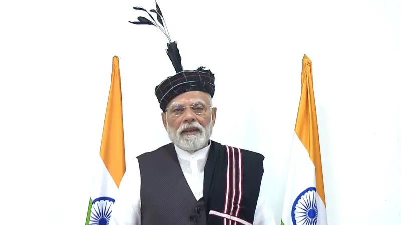मिज़ोरम की पहली रेलवे लाइन का पीएम मोदी ने किया उद्घाटन, बोले "यह सिर्फ़ एक रेल संपर्क नहीं है..."