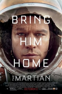 The Martian film poster 5 Best Sci-fi movies to watch, when bored