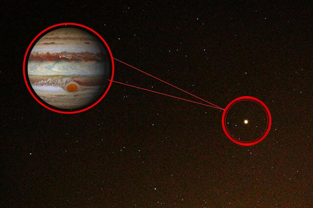 Today, Jupiter will approach Earth at its closest distance in 59 years