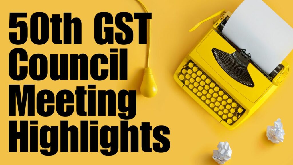 GST Council Meeting 50th GST Council Meeting: Food and Medicines Became Cheaper, Car Became Costlier