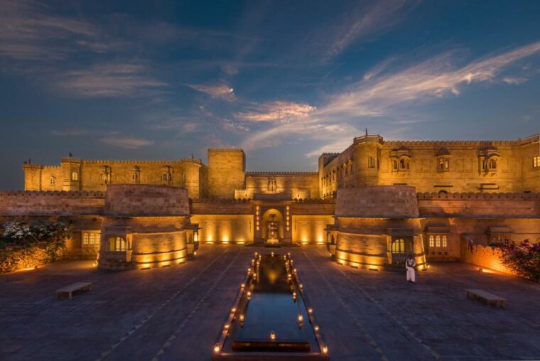 Suryagarh Palace of Jaisalmer राजस्थान में प्रसिद्ध विवाह स्थल - Famous Wedding Destinations in Rajasthan
