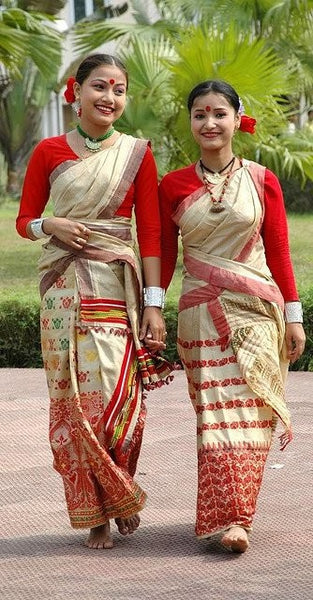 ASam Traditional Dresses of Northeast India