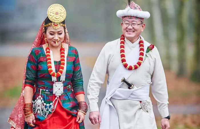 Wedding Dress of Sikkim Traditional Dresses of Northeast India